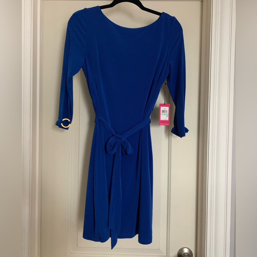 Vince Camuto royal blue cocktail dress size 8